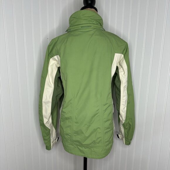 Vintage LL Bean Jacket Womens Sz S Green 3-in-1 Outer Shell Only Ripstop Outdoor - Picture 3 of 16